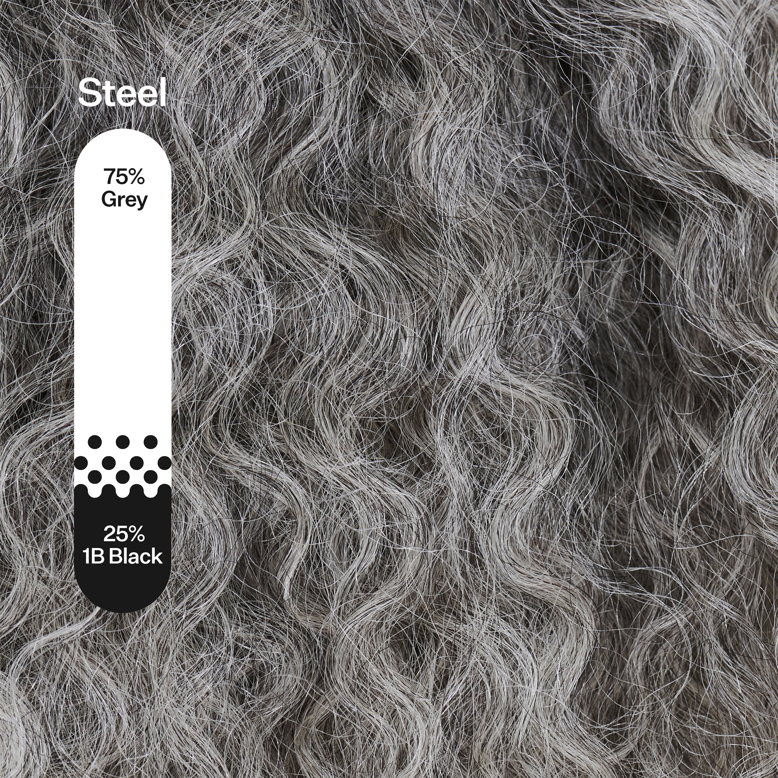 GreyScale Spring Fling Ponytail